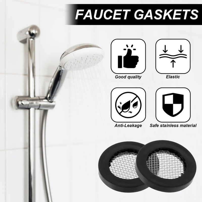 10 Pcs 3/4" Shower Head Gasket, Creates A Seal to