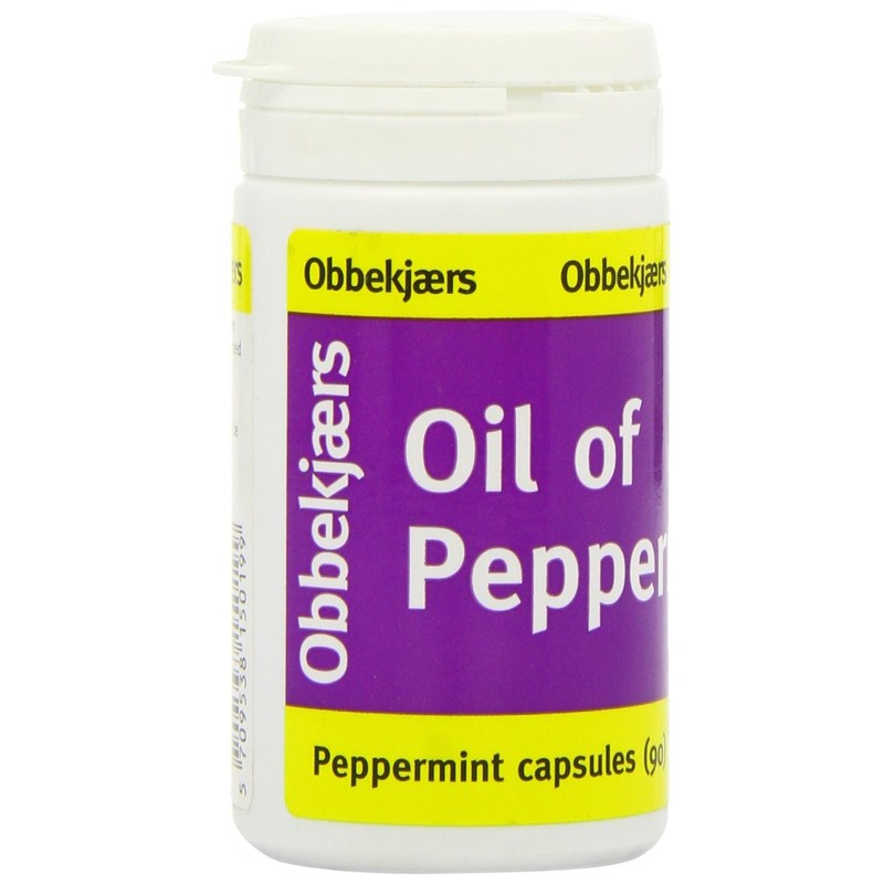 Obbekjaers 50mg Peppermint - Pack of 90 Capsules