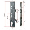 Safeware Upvc Door Lock Gear Box Only 35mm Backset 92pz