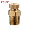 Honfitat Pt 1/2 3/8 1/4" Brass Drain Valve Air Compressor