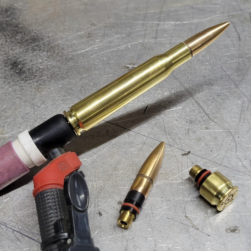 Complete 50 cal Bullet Tig Welding Back Cap Set, Welding