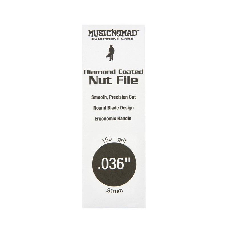 MusicNomad MN657 Diamond Coated Guitar Nut Slotting File - .036”
