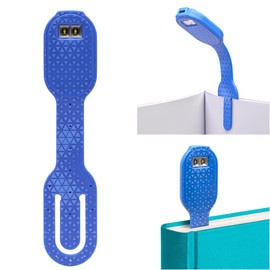Flexilight Reading Light | 2 in 1 Bookmark Book Light | LED Clip On Reading Lamp | Children and Adult Book Torch | Book Accessories | Gift for Readers, Book Lovers (Rechargeable, Blue)