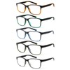 JOSCHOO Reading Glasses 5 Pack Blue Light Blocking Readers Spring