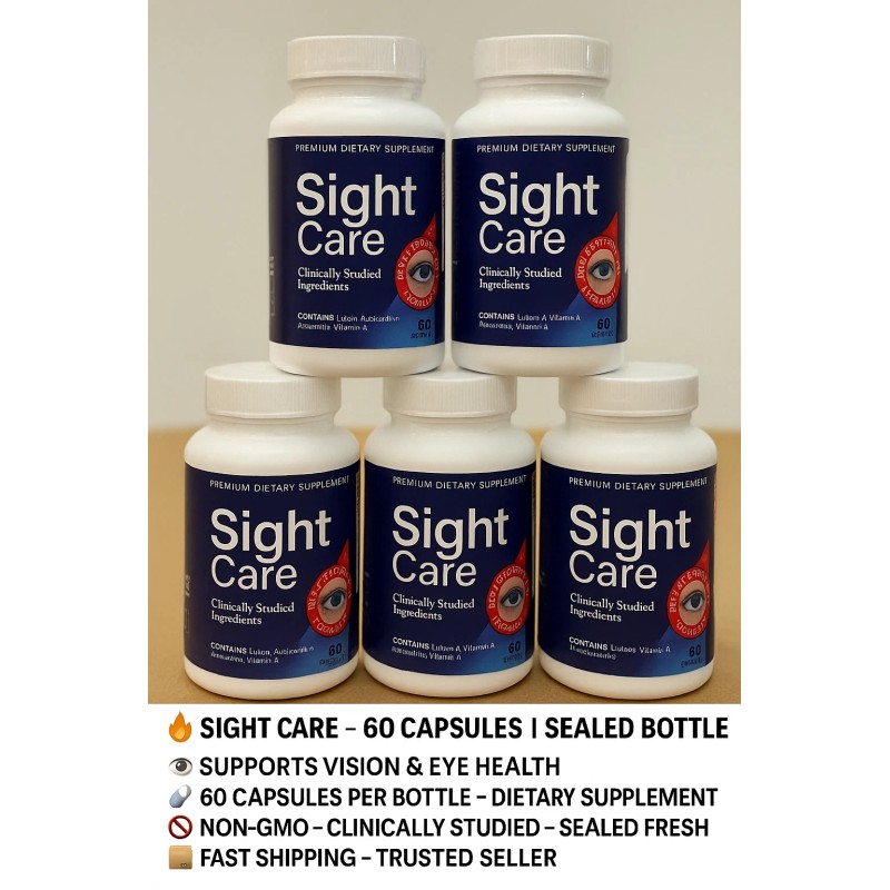 (5 Pack) New Sight Care- Eye Support- 300 Capsules Revolutionary