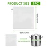 Brew Bags Reusable 46x40 cm, Straining Bag with Fine Mesh