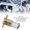 Turbo Worm Geared Motor Micro Brushed DC3V 13RPM 2 Shaft