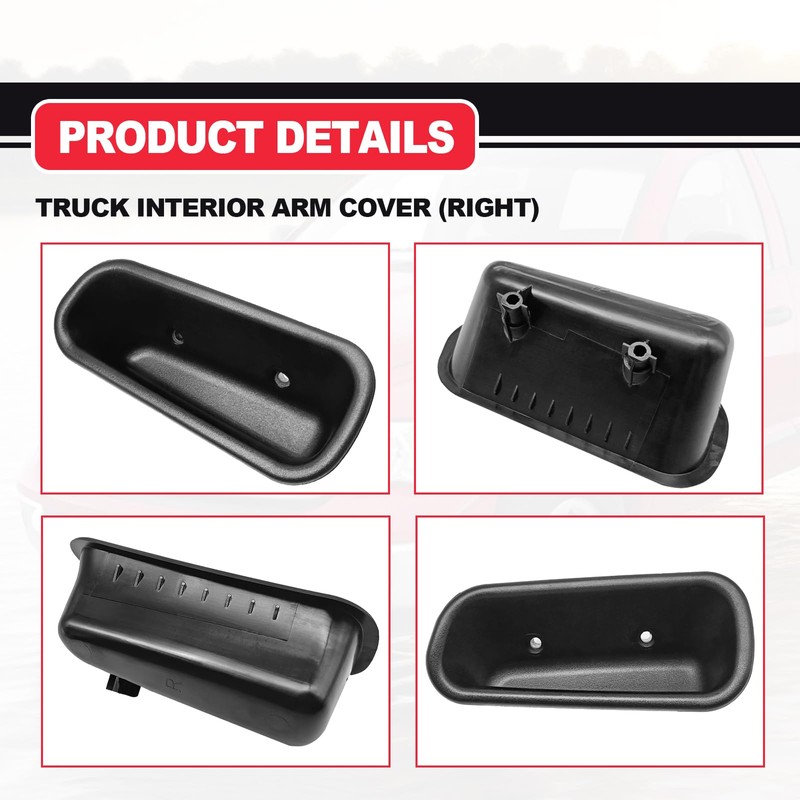 SYudwen Front Right Side Door Pull Handle Cup Trim for