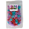 Assorted Fruit Flavored Crunchy Candy Coated Gummy Candy Rings -