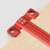 AKNgoes Woodworking Scriber T-Square Ruler 8in with Thoughtful Support Lips,