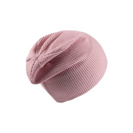 Sterntaler Beanie Pique - Casual Baby Beanie Made of Waffle Pique - UV Protection 30 for Fun on Hot Days - Baby Hat Protects the Head from the Sun - Lightweight Hat for Girls, Matt Pink