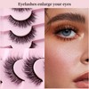 14 Pairs 6D False Eyelashes Fluffy Faux Mink D Curl