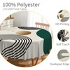 TTQYFNM Green Mid Century Round Tablecloth 48 Inch Boho Arch