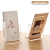 Acrylic Brochure Holder 4x9 Inch,Clear Pamphlet Holder Display Stand for