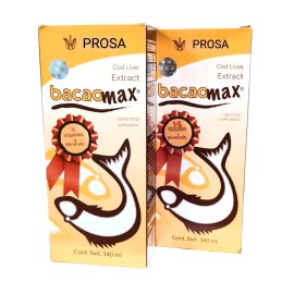 Bacomex 2 PACK BacaoMax PROSA Cod Liver Extract 340ml Extracto,Higad