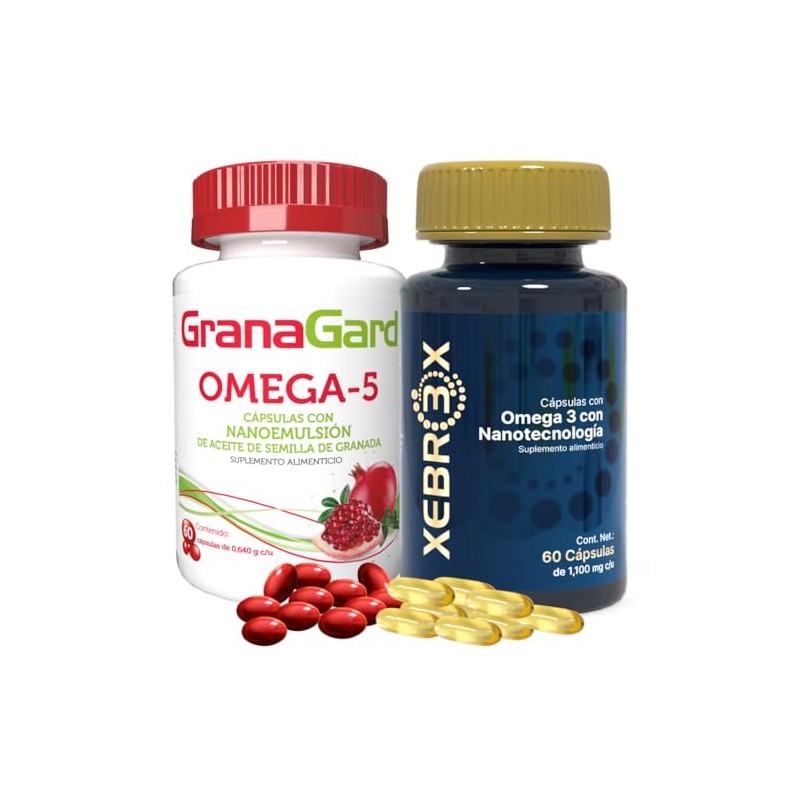 GranaGard y Xebrex Duo Pack Omega 5 y Omega 3