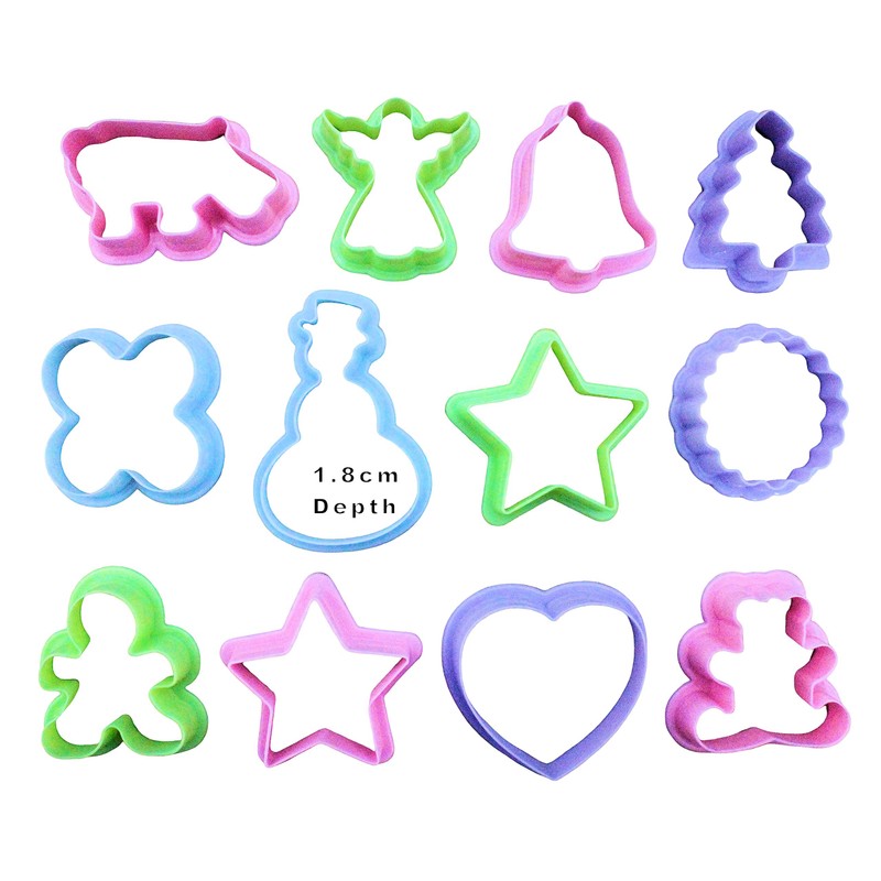 Kids B Crafty Playdough Tools and Cutters Set - Wooden