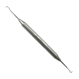 Osung Dental Sickle Scaler with Dual Working Ends, Periodontal Sickle Scaler with Stainless Steel Handle Plaque Remover for Teeth Hard Plaque Remover Tooth Scraper Plaque Tartar Remover