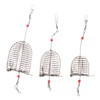 OHPHCALL Stainless Steel Bait Cages Set Lure Feeder Bait Trap