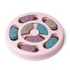 Educational Toy for Dogs, Pink, Interactive Game for Treats, Slow