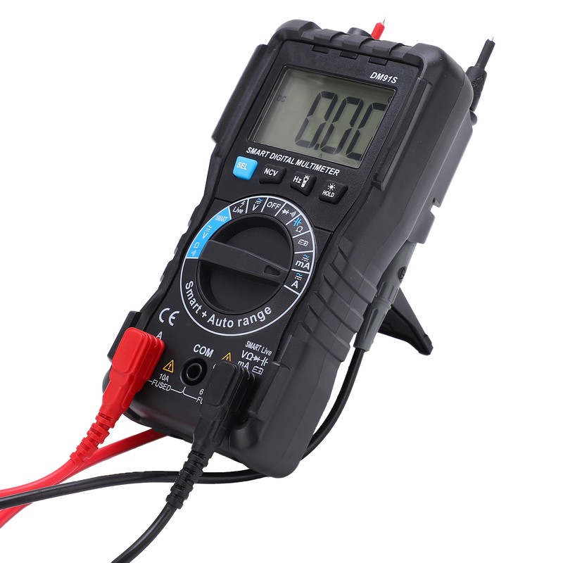DM91S Manual Auto Ranging Digital Multimeter Multifunctional High Accuracy Mini