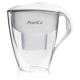 PearlCo Astra Water Filter White with 3 Unimax Filter Cartridges Suitable for Brita Maxtra