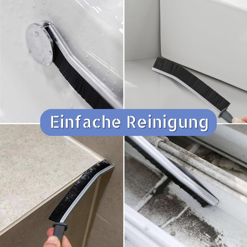 Split Cleaning Brush, 6 Pieces Joint Brush Hard Bristle Corner