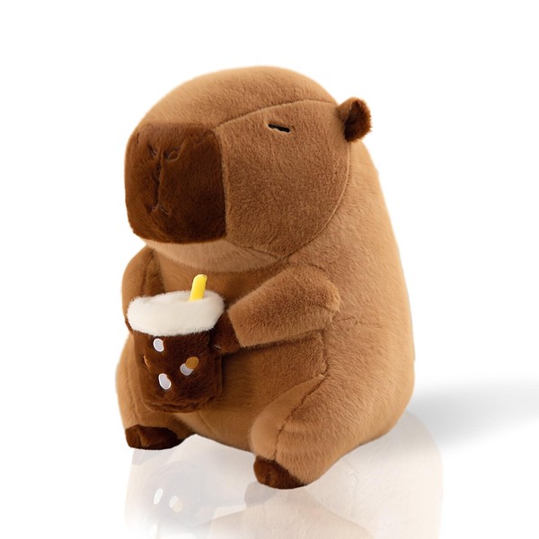 TITQWOP 12" Capybara Stuffed Animal Pillows Capybara Plush Clutching a