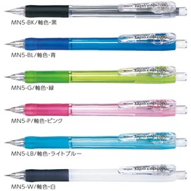 Zebra B-MN5-LB Mechanical Pencil, Tapri Clip, Light Blue, 10 Pieces