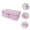 Tofficu Metal Toolbox Organizer Sturdy Tool Storage Case for Garage