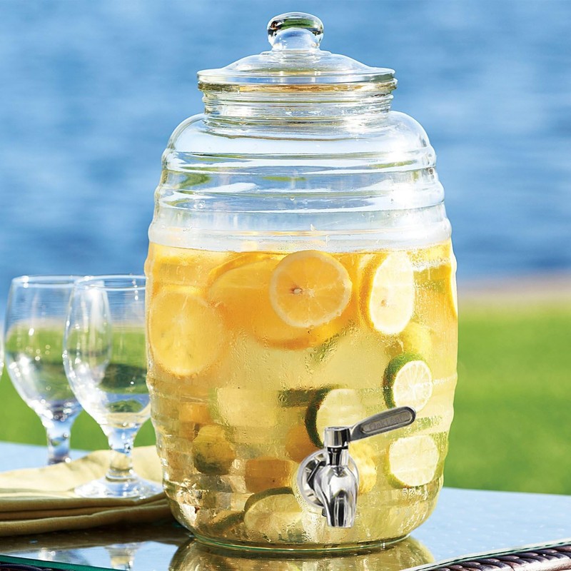 Beverage Dispenser Replacement Spigot,Oak Leaf Stainless Steel Spigot Polished Finished,