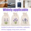 6 Pcs Lavender Bags,Dried Lavender Sachet Empty for Wardrobes and