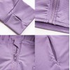 Growncharm SYZ4027 Women's Rash Guard, Cool Material, With Hole Fingers,