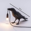 Aooxida Luluckly Raven Light Birds Table Lamps Bedroom Resin Crow