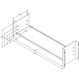 Buyers Products 1701077 Universal Shelf Kit for 18x18x48 Underbody Truck Tool Boxes, Interior Shelf for Truck Tool Box, Maximize Storage, Made In The USA