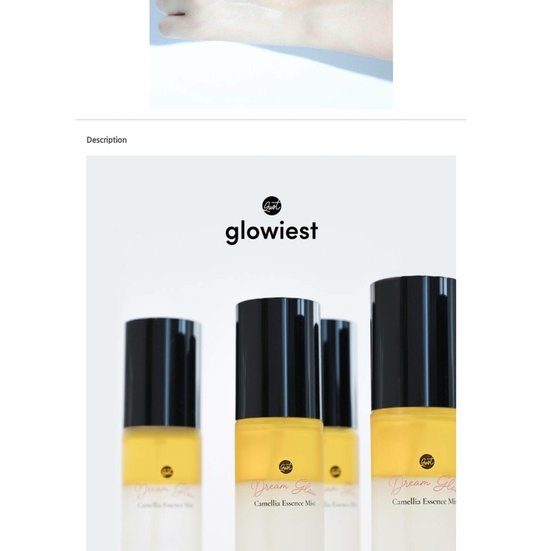 GLOWIEST Dream Glow Camellia Essence Watery Glow Mist 35ml x