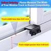 HYIEOU Sliding Window Locks (6 Sets), Secure Window Lock with