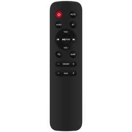 Allimity EN512A5H WT0030305 Replacement Remote Control fit for Hisense 5.1 CH Soundbar 5.1.2 CH Sound bar HS512