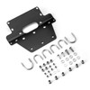 WeiSen Winch Mounting Bracket Plate Heavy-Duty Steel Compatible with Honda
