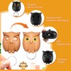 Exbrith Pack of 3 Key Hooks Owl, Owl Magnetic Key