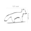 Fox Cookie Cutter - 5.5 x 3.2 inch - Stainless