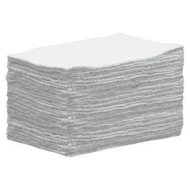 19 inch White 30 Sheets Commercial Towel Fabric Towel A 100% Cotton Absorption Back to School School Kindergarten Nursery End Cleaning Tablespoon (White, 30 Sheets)