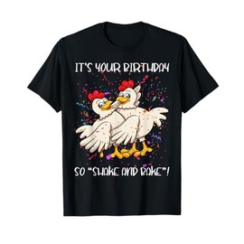 Birthday Chicken Party Cluck Ornithologist Bird Pets Chick T-Shirt