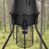 Foldable Deer Feeder Varmint Guard, 13x12 in Stainless Steel Deer