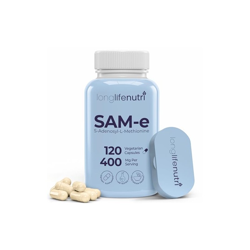 Longlifenutri Sam-e 400 Mg ? 120 C?psulas Vegetarianas