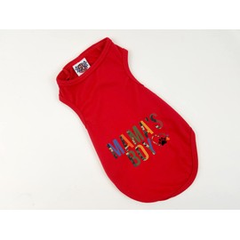 Mama's Boy Dog Shirt, Red Mama's Boy Dog Shirt, Mother's Day Shirt for Dogs, Clothes for Pets (L 15-20 lbs, Red Shirt)