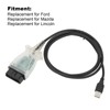 Adaptador de Cable de Diagnóstico OBD2 de Repuesto para Adaptador