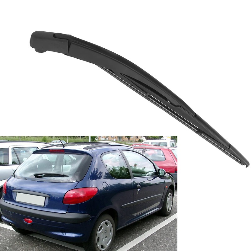 Rear Windshield Wiper Blade Arm Set for Peugeot 206 106