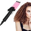 3 Barrel Curling Iron Wand Constant Temp 60S Fast Heating