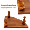 Wood Corner Counter Shelf Framehouse Decorative Tray Stand for Kitchen